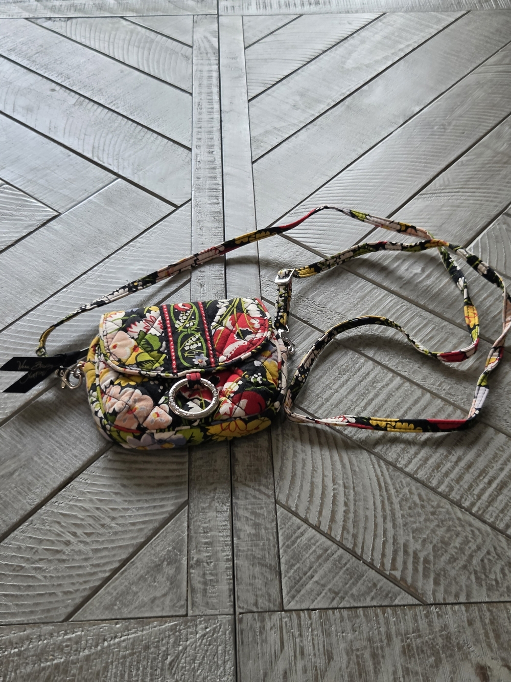 Vera Bradley Poppy Fields Mini Saddle Up Crossbody Belt Bag Retired